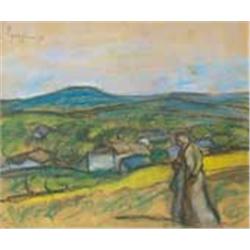 József Egry (1883-1951): Gentle slopes in Badacsony