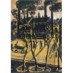 Hugó Scheiber (1873-1950): Twilight street