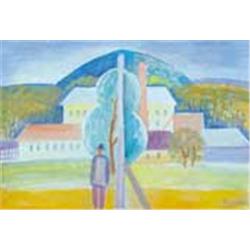 János Kmetty (1889-1975): Looking around in the street