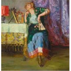 Erno Béli Vörös (1882-1922): In the boudoir 