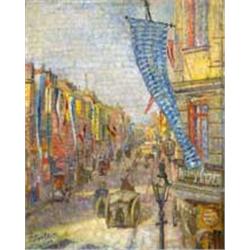 Paula Porter (1884-?): Street in Munich 