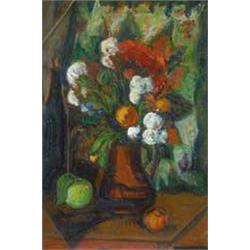 Vilmos Perlrott Csaba (1880-1955): Flower still-life, 1945