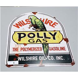POLLY GAS METAL SIGN