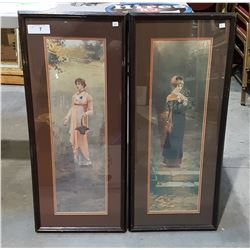 VINTAGE PAIR FRAMED PRINTS