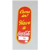 Image 1 : COCA COLA "COME IN  HAVE A COKE" PORCELAIN PALM PRESS