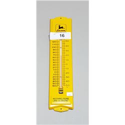 JOHN DEERE TIN THERMOMETER
