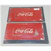 Image 1 : 2 ORIGINAL DRINK COCA COLA METAL SIGNS