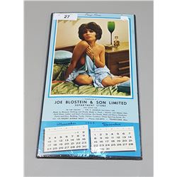 ORIGINAL 1968 PINUP REVUE CALENDAR