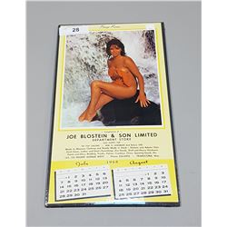 ORIGINAL 1968 PINUP REVUE CALENDAR