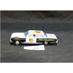 1960'S TIN FRICTION POLICE CAR