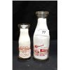 Image 1 : 2 VINTAGE MILK BOTTLES