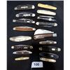 Image 1 : 17 VINTAGE POCKET KNIVES