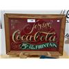 Image 1 : COCA COLA GLASS PICTURE