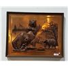 Image 1 : UNIQUE 3D CARVED BEAR ON COPPER BACK