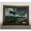 Image 1 : REVERSE PAINTED TITANIC PICTURE
