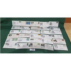 28 1950'S/60'S FIRST DAY OF ISSUE STAMPS/ENVELOPES