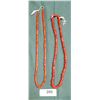 Image 1 : 2 STRANDS OF LATE CASED GLASS TRADE BEAD NECKLACES