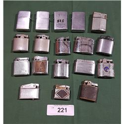 18 VINTAGE LIGHTERS