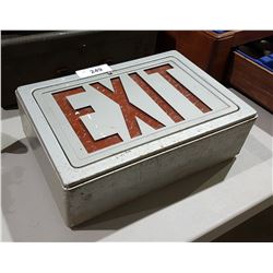 VINTAGE LIGHT UP EXIT SIGN