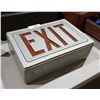 Image 1 : VINTAGE LIGHT UP EXIT SIGN