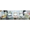 Image 1 : 10 ENGLISH BONE CHINA TEACUPS/SAUCERS
