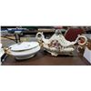 Image 1 : CAPODIMONTE & LIMOGES LIDDED TUREENS