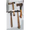 Image 1 : 4 ANTIQUE HAMMERS & HATCHETS