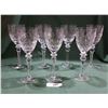 Image 1 : BEAUTIFUL SET OF 7 HANDCRAFTED LEAD CRYSTAL STEMWARE
