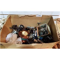 BOX OF 20+ FISHING REELS