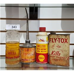 SHELL OIL PRODUCTS ALL VINTAGE