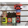 Image 1 : 9 SMALL COLLECTIBLE OIL TINS