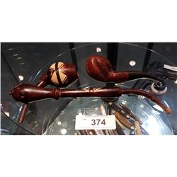 2 VINTAGE PIPES