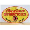 Image 1 : INDIAN MOTORCYCLES METAL SIGN