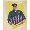 Image 1 : EMBOSSED COCA COLA TIN SIGN