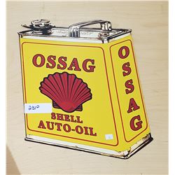 SHELL AUTO-OIL METAL SIGN