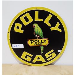 POLY GAS TIN SIGN