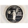 Image 1 : 1999-S SILVER PENNSYLVANIA QUARTER PCGS PR69 DCAM