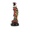 Image 2 : Beijing Silk Figure Doll on Stand- Satin and Silk Garb