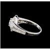 Image 3 : 14KT White Gold 1.16 ctw Diamond Ring