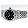 Image 7 : Rolex Mens Stainless Steel 1.20 Ctw Black Diamond And Ruby Datejust Wristwatch