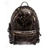 Image 1 : MCM Gunmetal Gray Leather Studded Special Edition Large Backpack