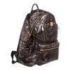 Image 2 : MCM Gunmetal Gray Leather Studded Special Edition Large Backpack