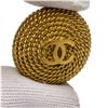 Image 5 : Chanel Gold Roped CC Logo Clip On Earrings 95P
