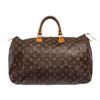 Image 1 : Louis Vuitton Monogram Canvas Leather Speedy 40 cm Bag