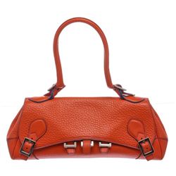 Tanner Krolle Orange Leather Shoulder Bag