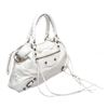 Image 3 : Balenciaga White Leather Classic Town Bag Satchel Handbag