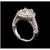 Image 4 : 14KT White Gold 1.78 ctw Diamond Ring