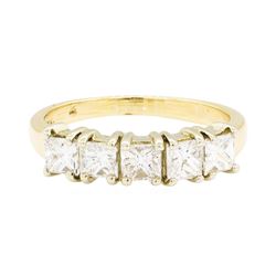 1.05 ctw Diamond Ring - 14KT White And Yellow Gold