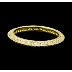 1.00 ctw Diamond Eternity Ring - 14KT Yellow Gold