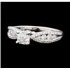 Image 1 : 1.19 ctw Diamond Ring - 14KT White Gold